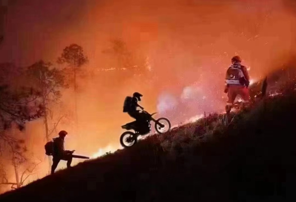 山火无情，骑士有爱 ——鑫源摩托车队支援北碚山火救援